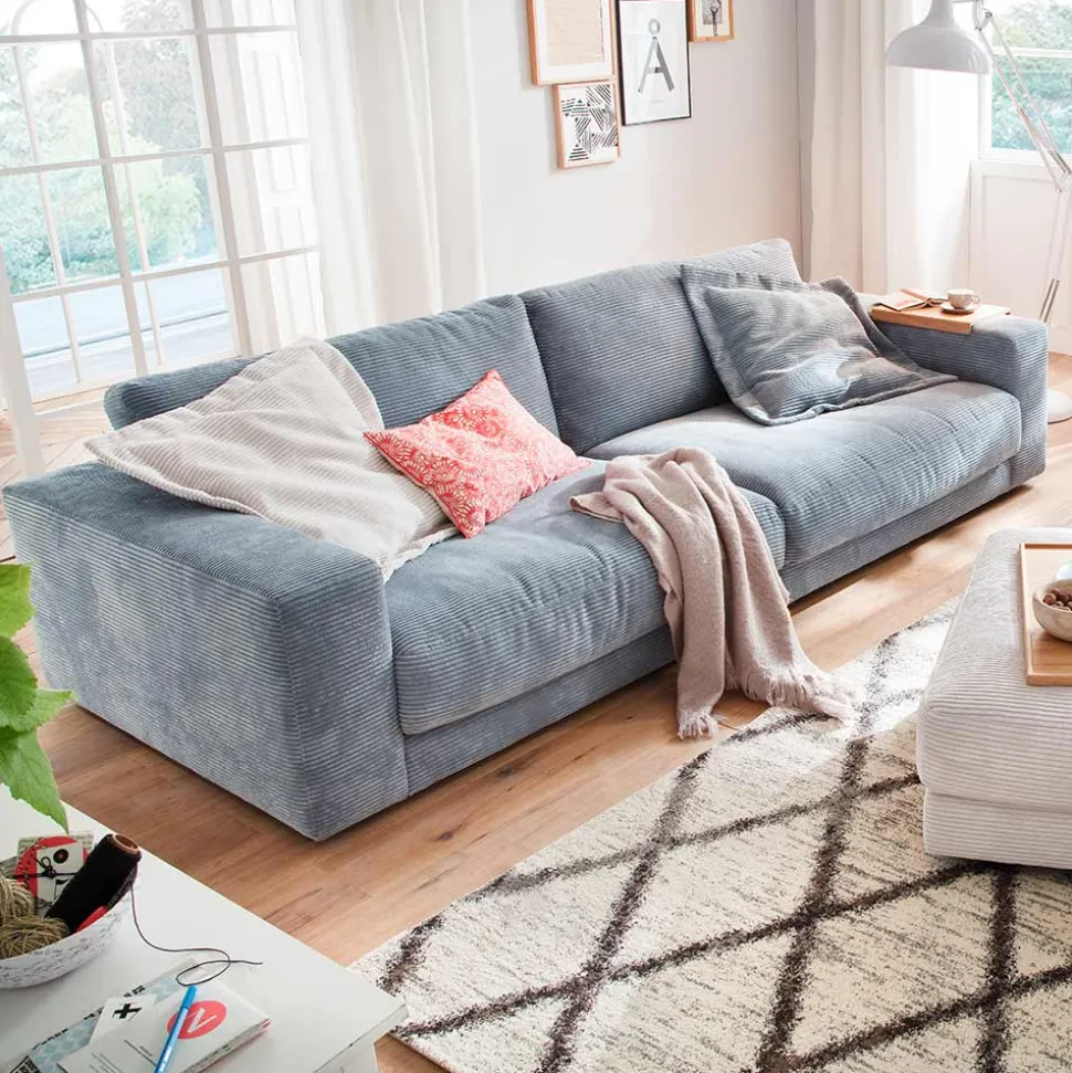 Cordsofa Seventies 4-Sitzer
