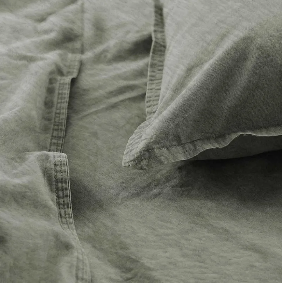 Flanell-Bettwäsche Stonewashed