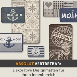Fußmatte Heimathafen dunkel