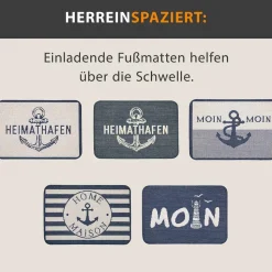 Fußmatte Moin Moin Anker