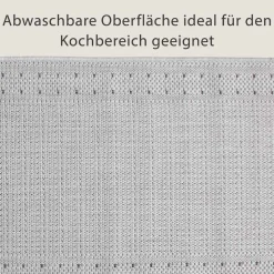 Küchenläufer Bordüre Silber