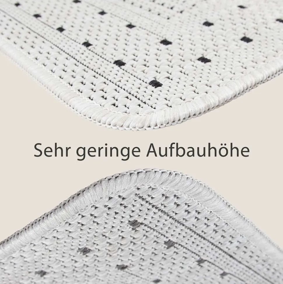 Küchenläufer Bordüre Silber