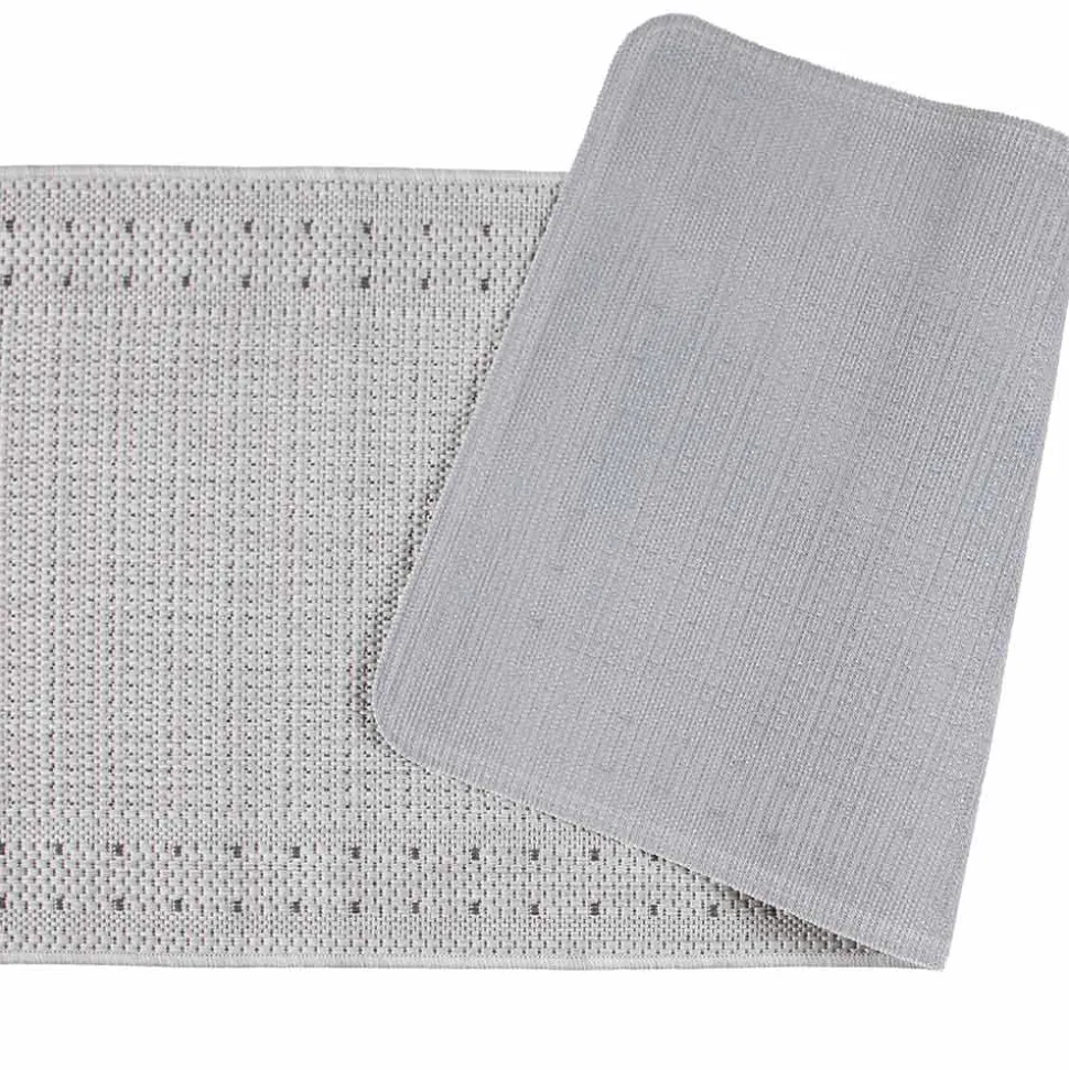 Küchenläufer Bordüre Silber
