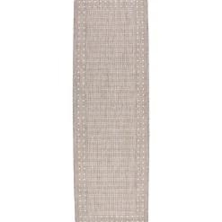 Küchenläufer Bordüre Taupe