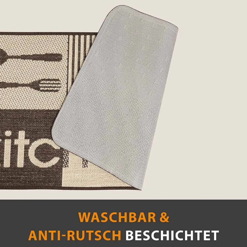 Küchenläufer Coffee Antrazit