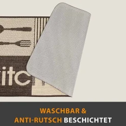 Küchenläufer Coffee Braun