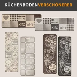 Küchenläufer Coffee Braun