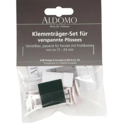 Klemmträgerset-Kunststoff für verspannte Plissees