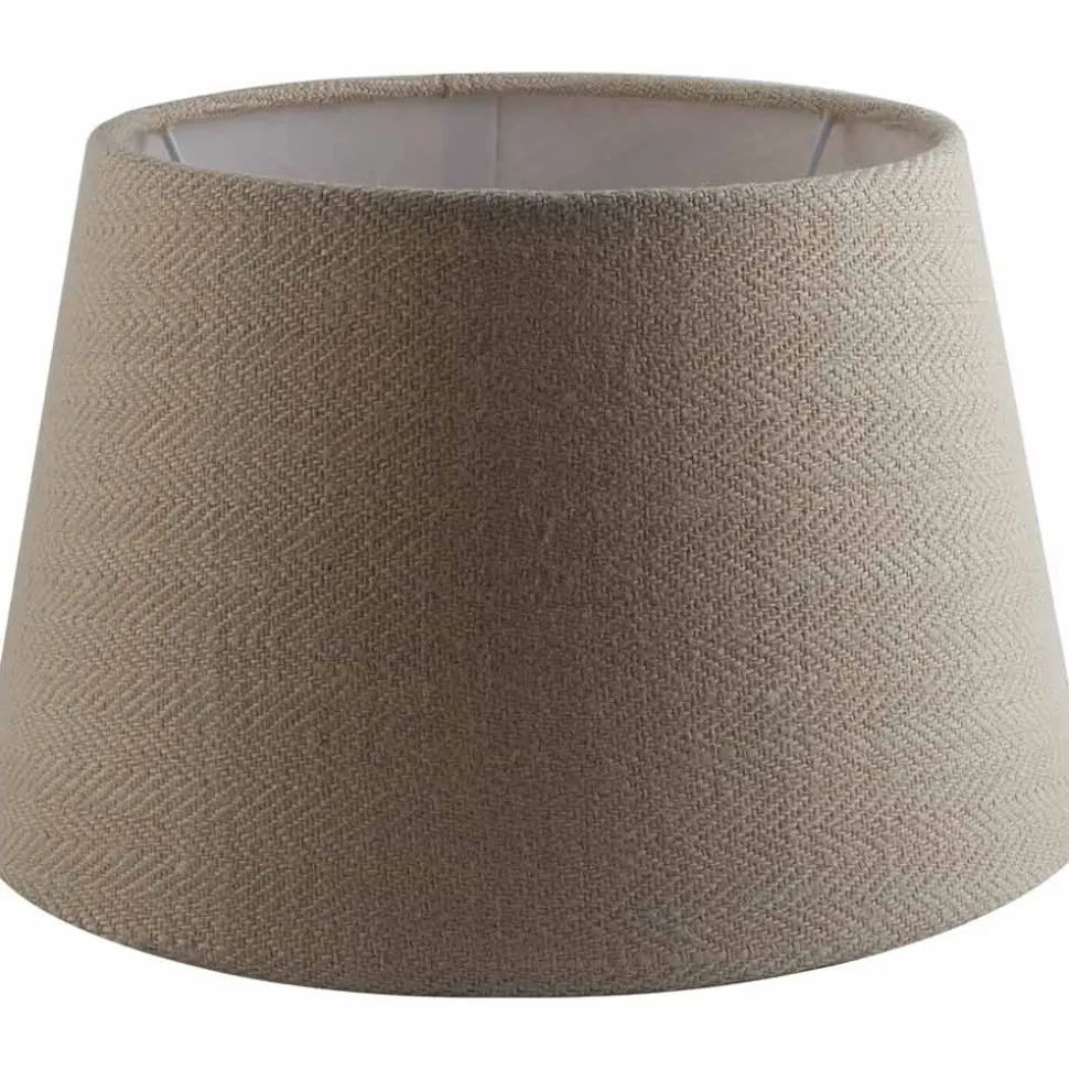 Lampenschirm Shallow Drum Herringbone
