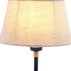 Lampenschirm Shallow Drum Pure Linen