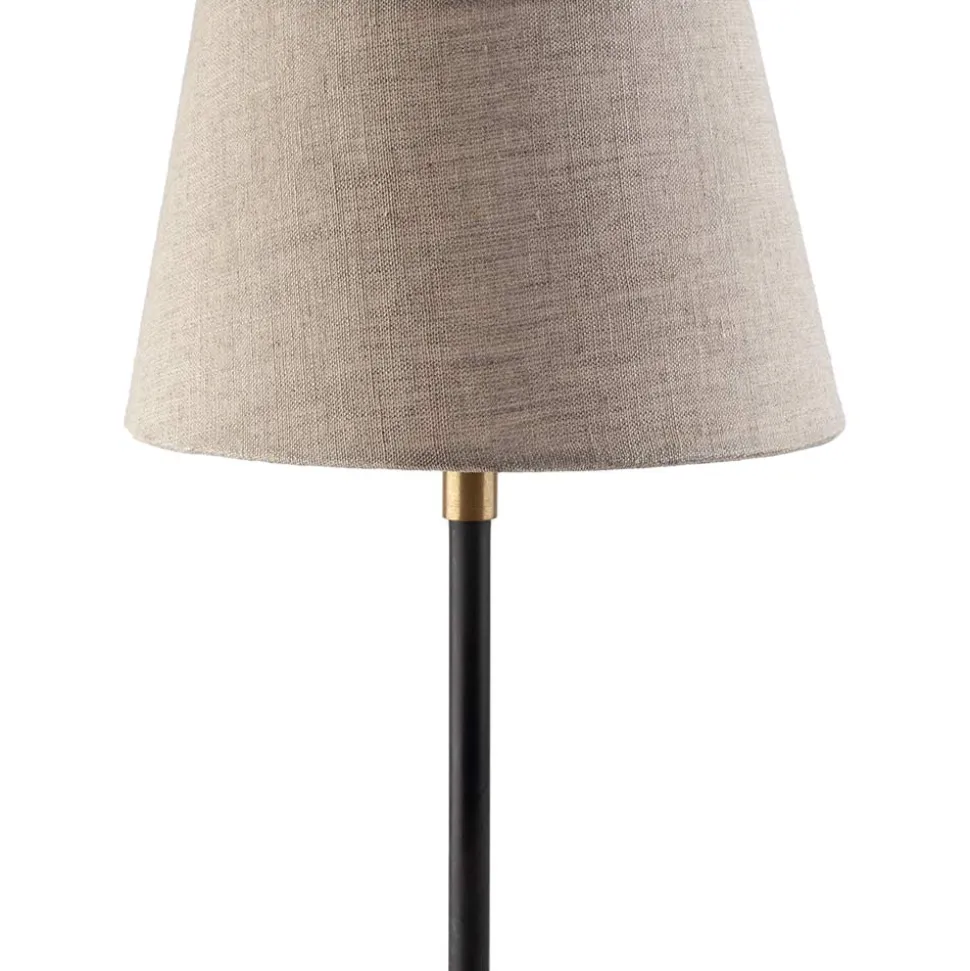 Lampenschirm Shallow Drum Pure Natural Linen 10