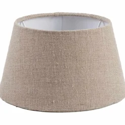 Lampenschirm Shallow Drum Pure Natural Linen