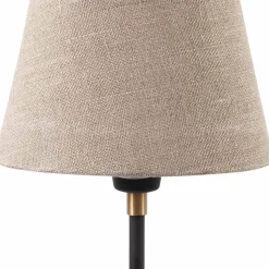 Lampenschirm Shallow Drum Pure Natural Linen