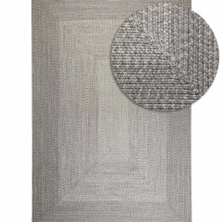 Teppich Outdoor Silber