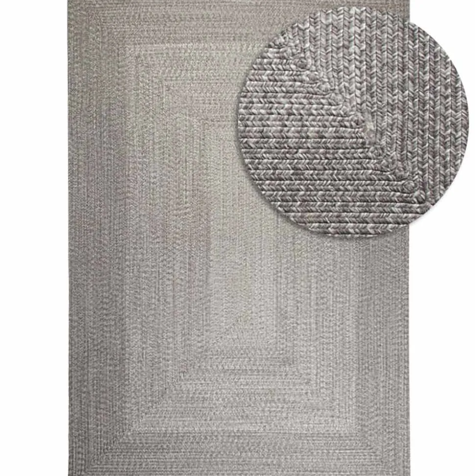 Teppich Outdoor Silber