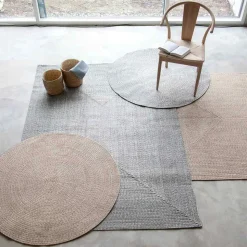 Teppich Outdoor Silber