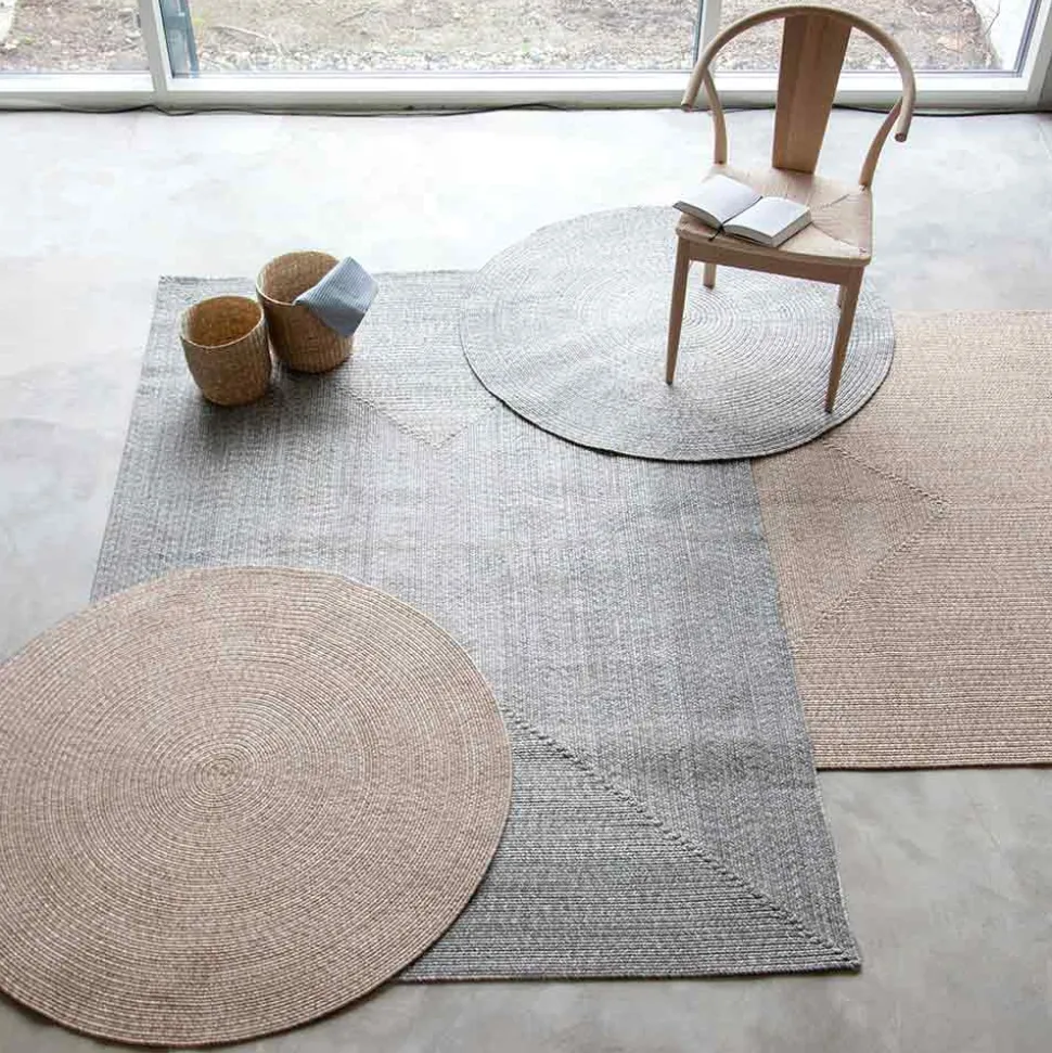 Teppich Outdoor Silber
