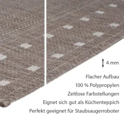 Teppich Palma Flachgewebe