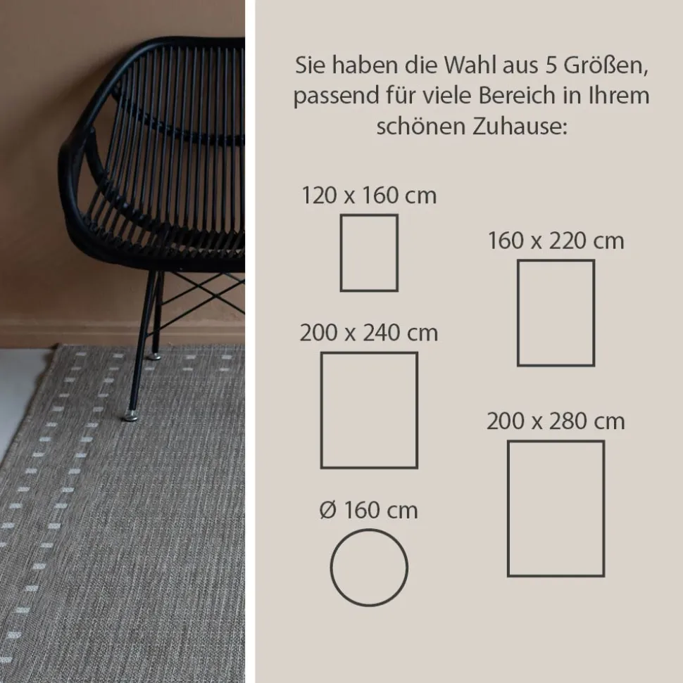Teppich Palma Flachgewebe