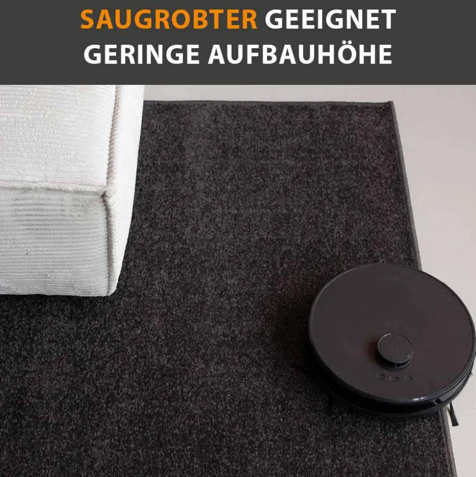 Teppich Palma Uni Kurzflor