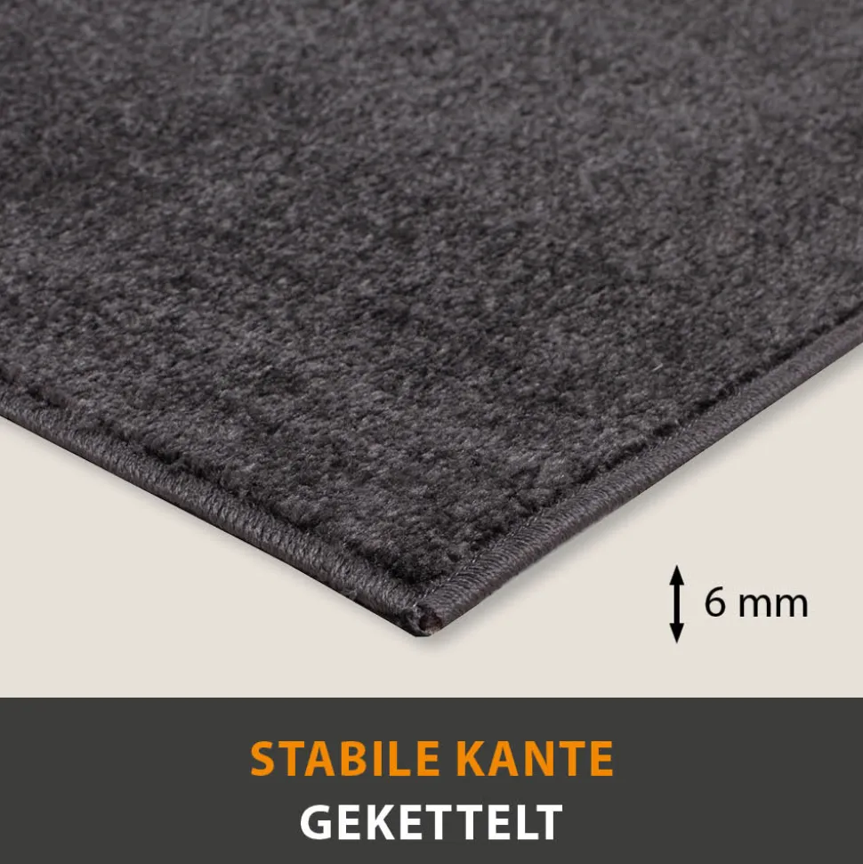 Teppich Palma Uni Kurzflor