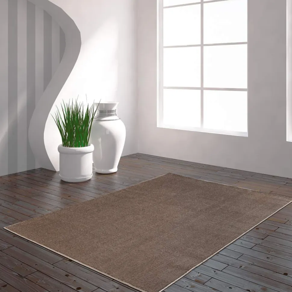 Teppich Palma Uni Kurzflor